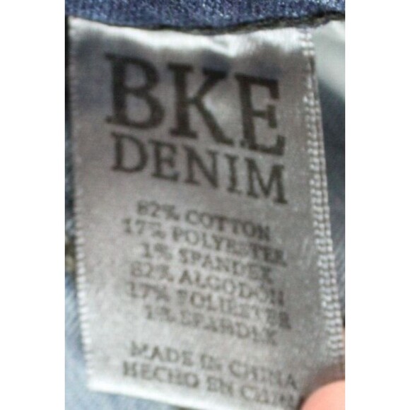 BKE Alec Straight Leg Blue Denim Jeans Women's Size 27R - Picture 12 of 12